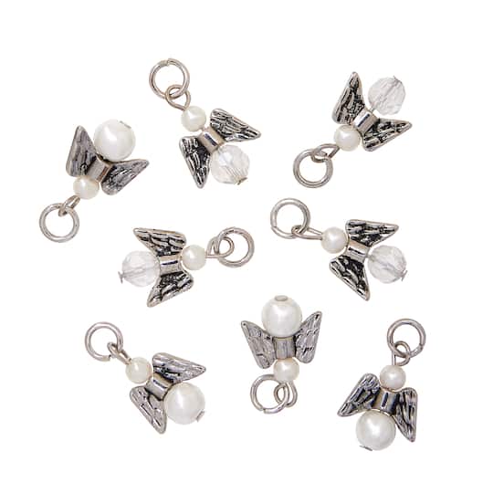 Rhodium Angel Charms by Bead Landing™